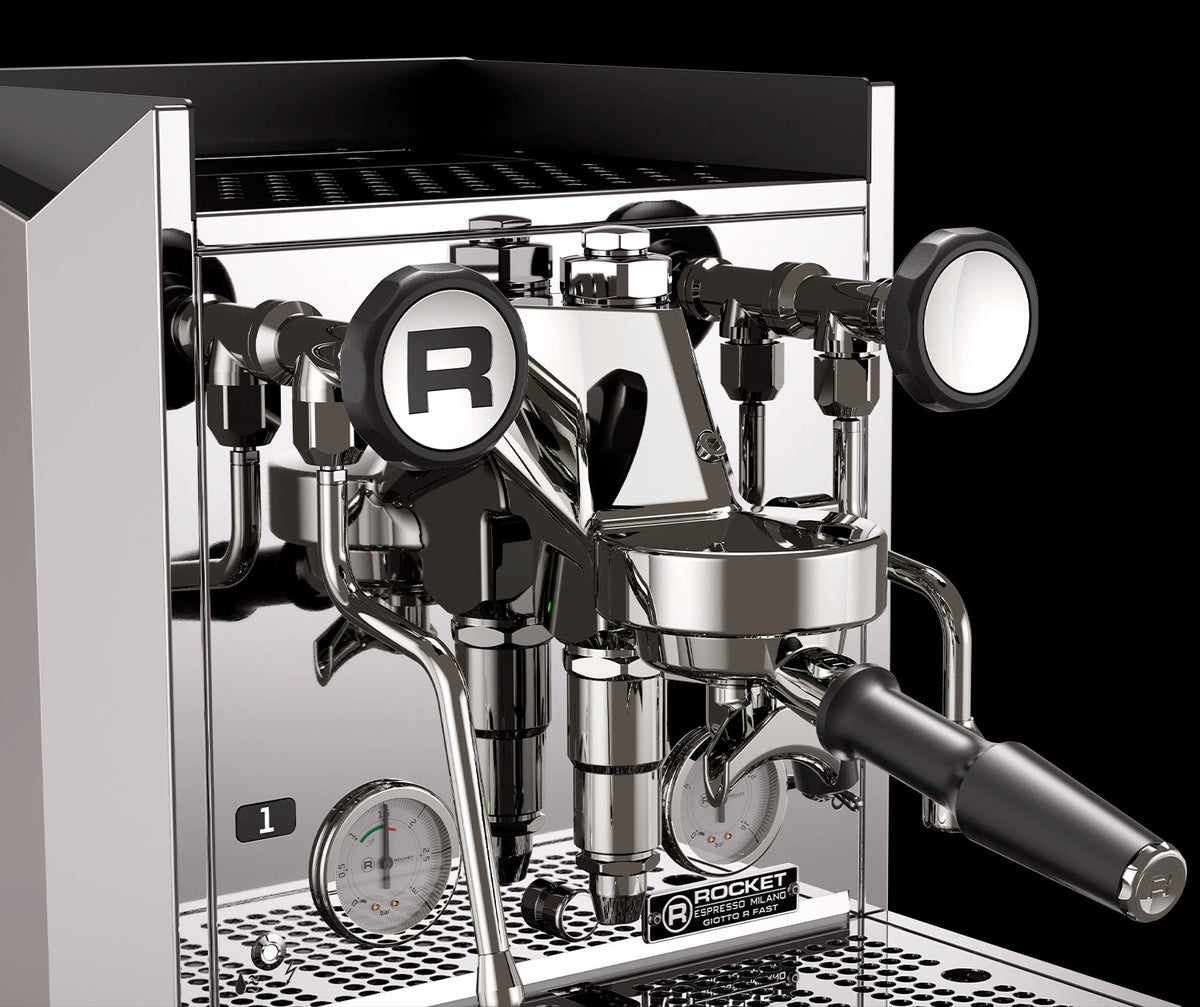 Rocket Giotto R FAST – détail du groupe et des manomètres