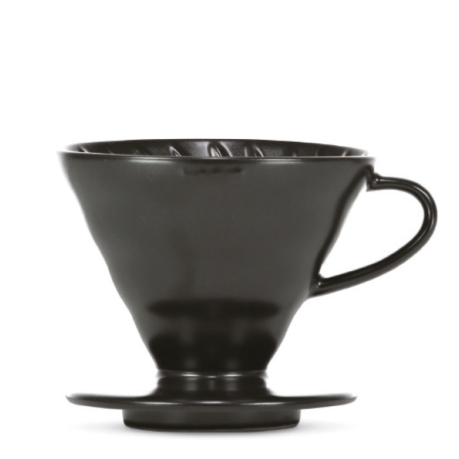 Hario V60 Dripper porcelaine noir mat 3-4 tasses