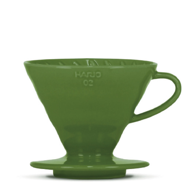 Hario V60 Dripper porcelaine vert foncé 3-4 tasses