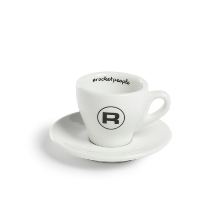 Rocket Tassenset Espresso #Rocketpeople - 6 Stück, weiss