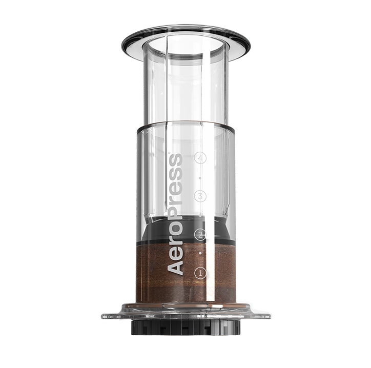 AeroPress Clear — cafetière à piston transparente