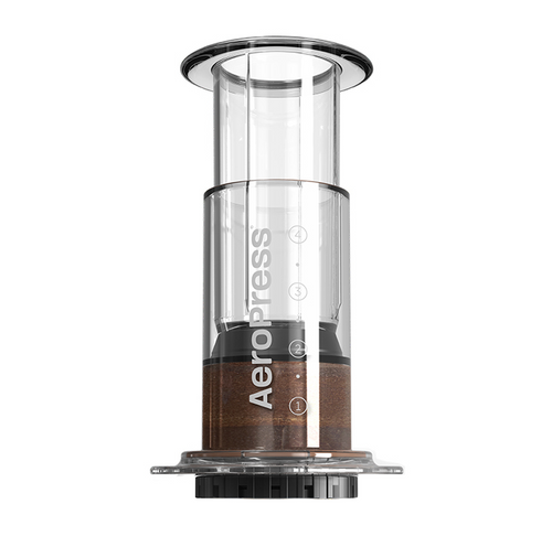 AeroPress Clear — cafetière à piston transparente