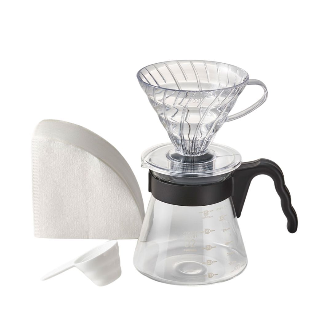 Set Hario V60 dripper et serveur 02 noir