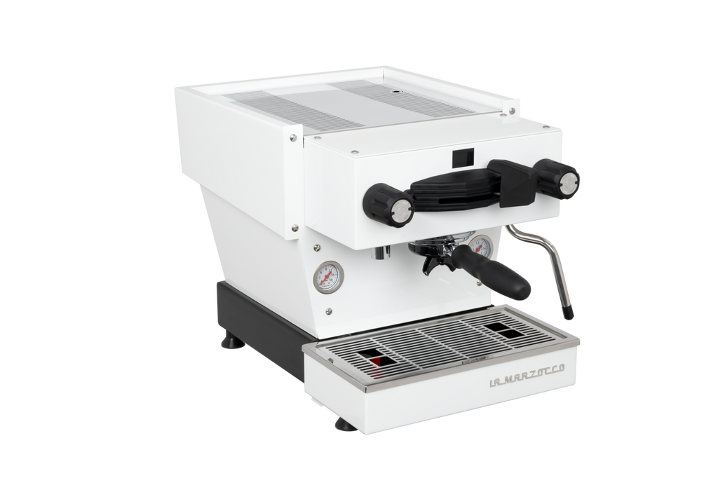 La Marzocco Linea Mini R blanc – vue trois-quarts