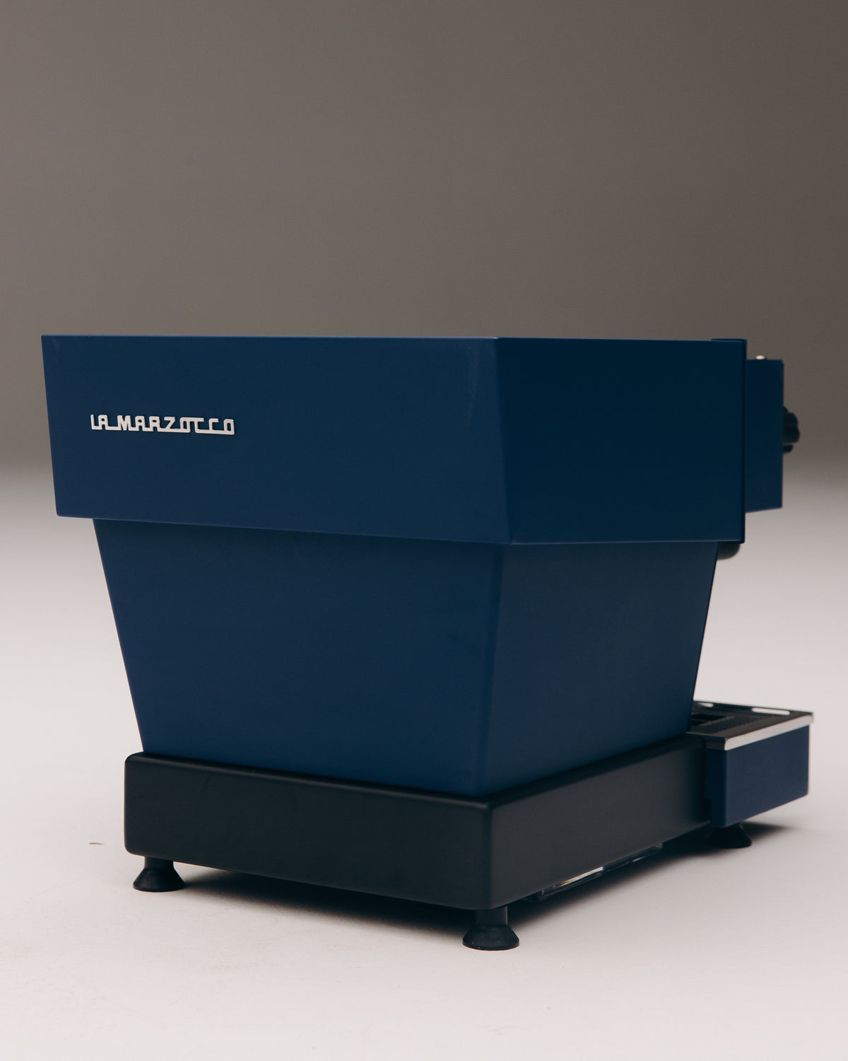 La Marzocco Linea Mini R bleu – vue arrière