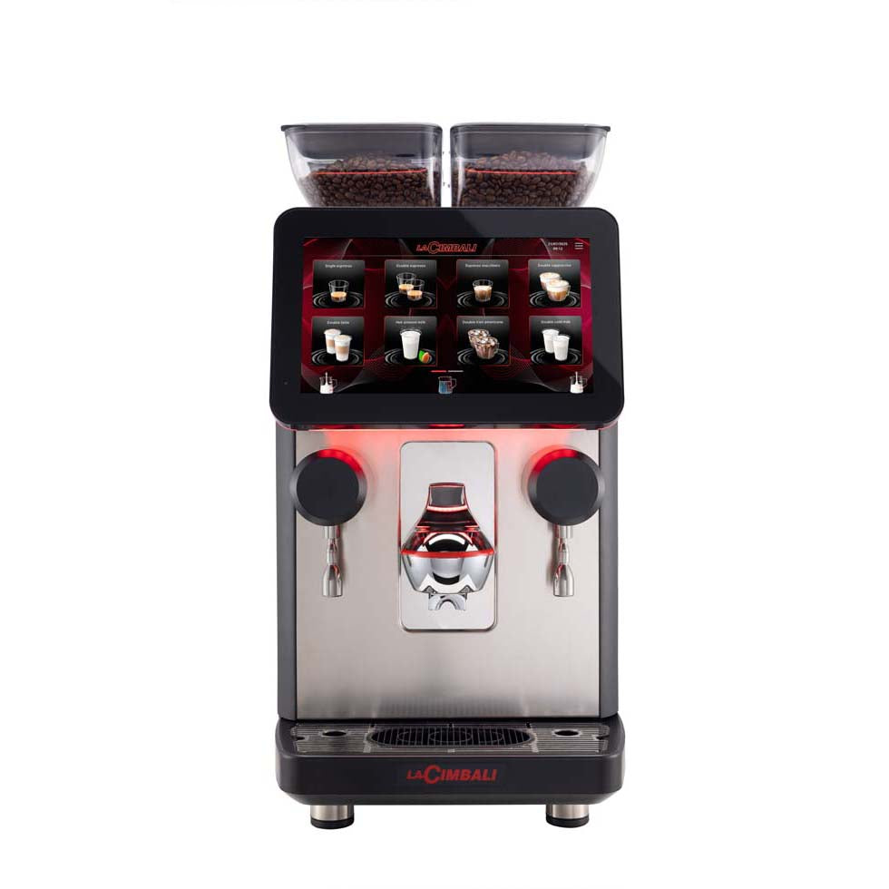 LaCimbali Supera — inox, Turbo Milk, 4 trémies