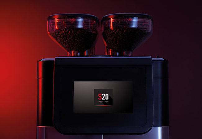 LaCimbali S20 Fresh Brew — écran et trémies