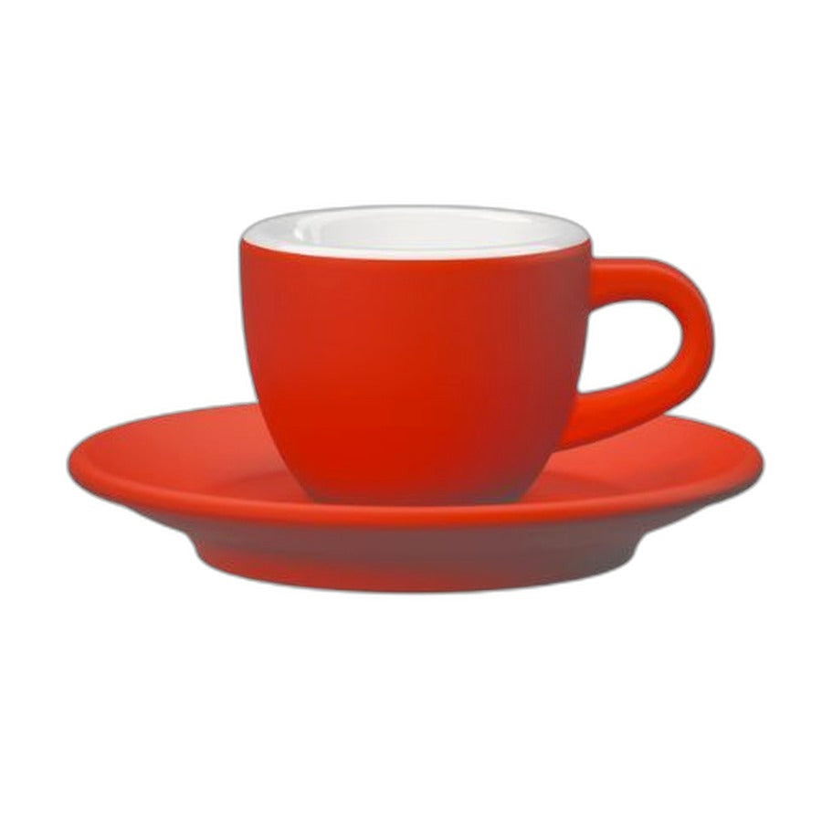 Tasse espresso TULIPANO Club House 70 ml rouge