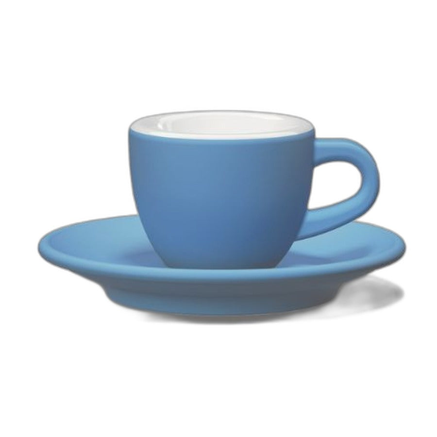 Tasse espresso TULIPANO Club House 70 ml bleu mat