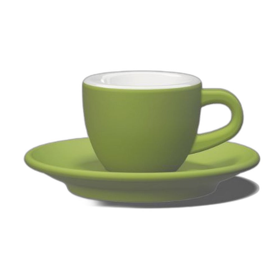 Tasse espresso TULIPANO Club House 70 ml vert mat