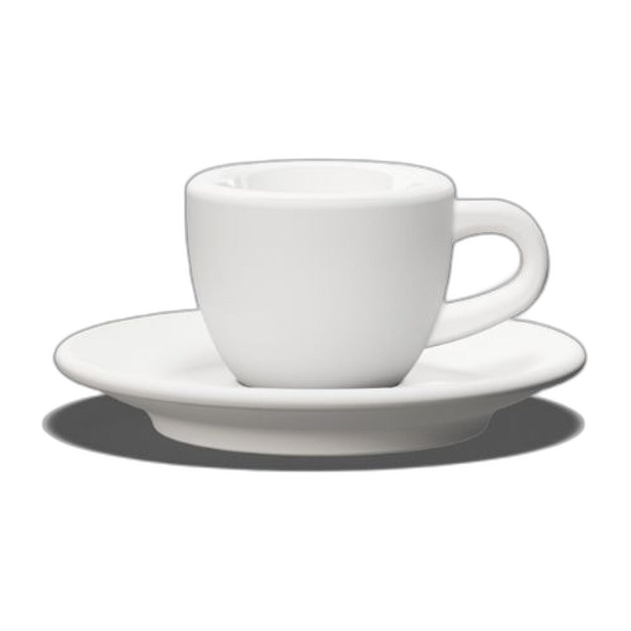 Tasse espresso TULIPANO Club House 70 ml blanc mat