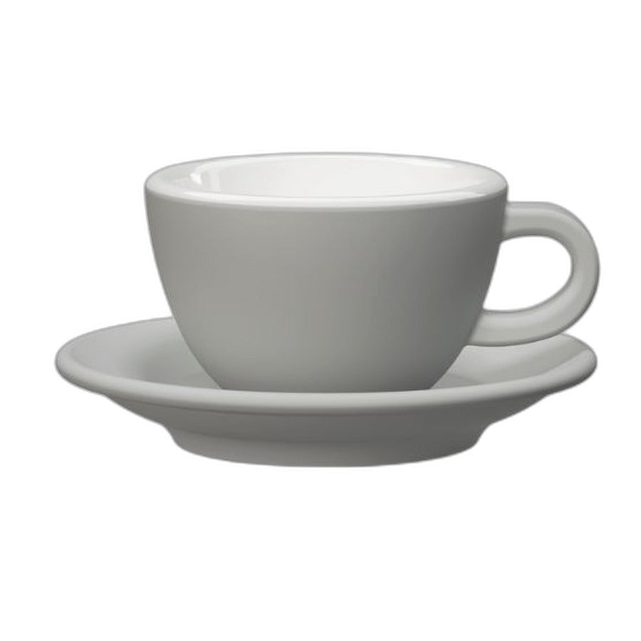 Tasse cappuccino TULIPANO Club House 210 ml gris mat