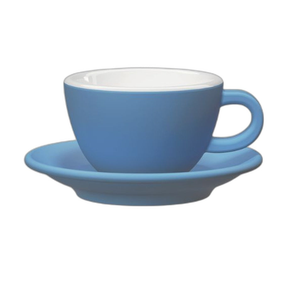 Tasse cappuccino TULIPANO Club House 210 ml bleu mat