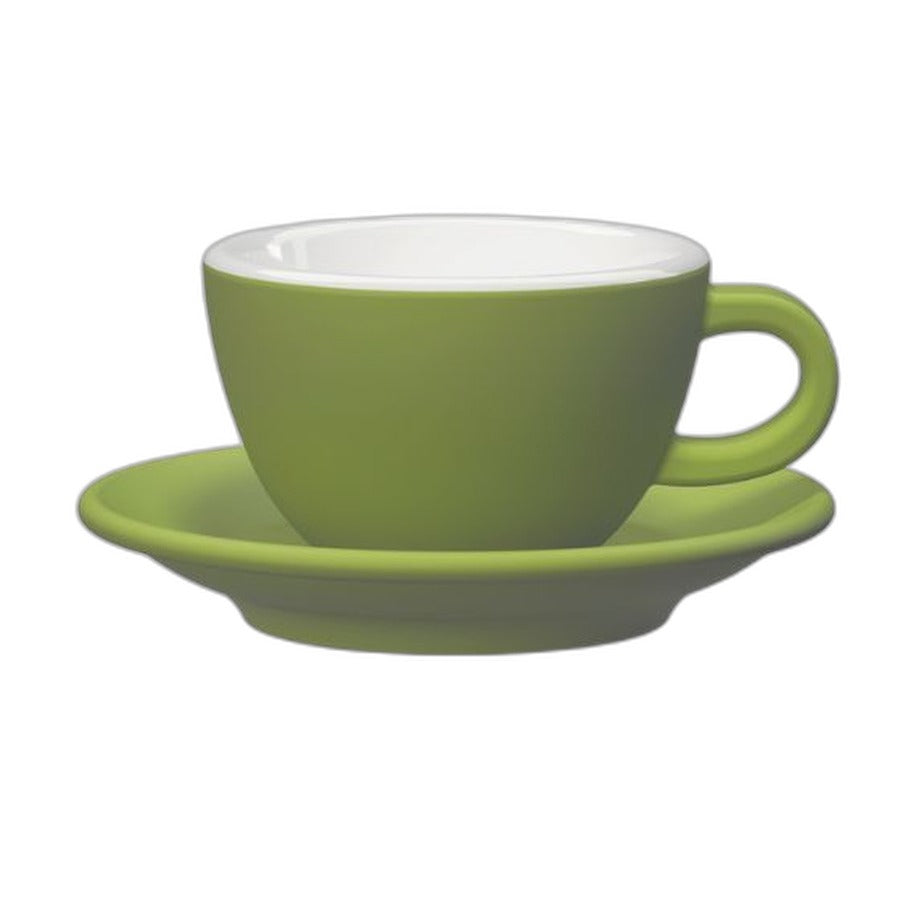 Tasse cappuccino TULIPANO Club House 210 ml vert mat