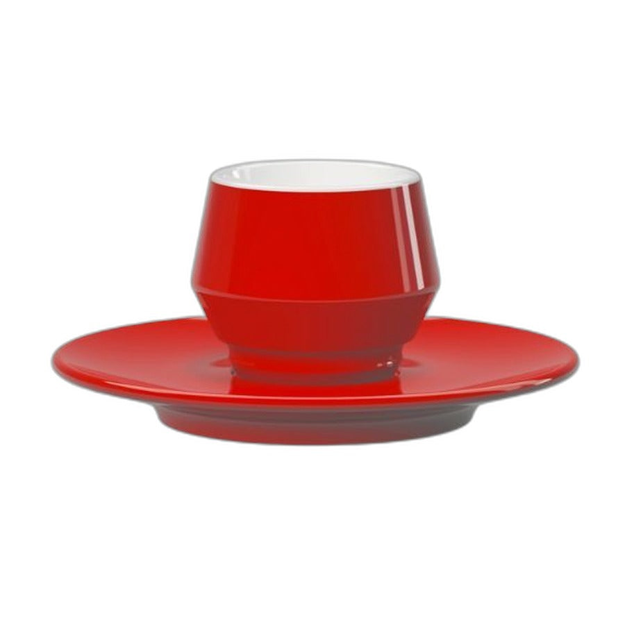 Tasse espresso MANIKO Club House 70 ml rouge