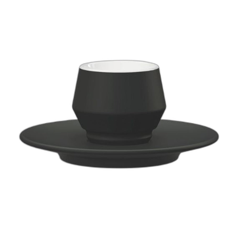 Tasse espresso MANIKO Club House 70 ml noir mat