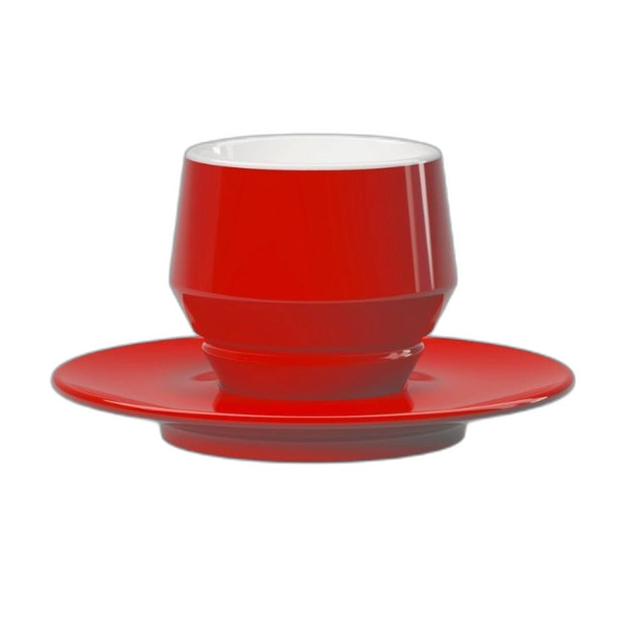Tasse cappuccino MANIKO Club House 205 ml rouge