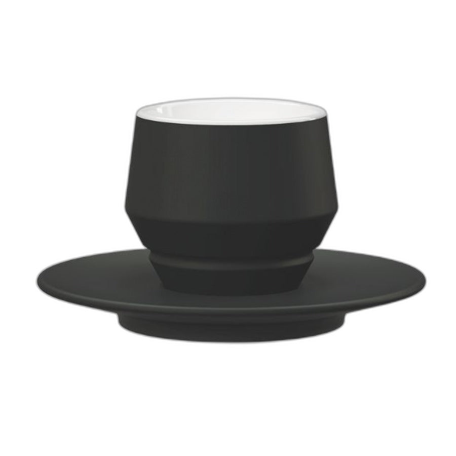 Tasse cappuccino MANIKO Club House 205 ml noir mat
